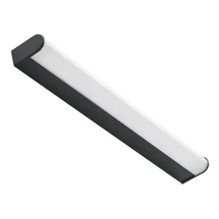 Lindby Ulisan LED badkamer wandlamp, rond, 58,8 cm