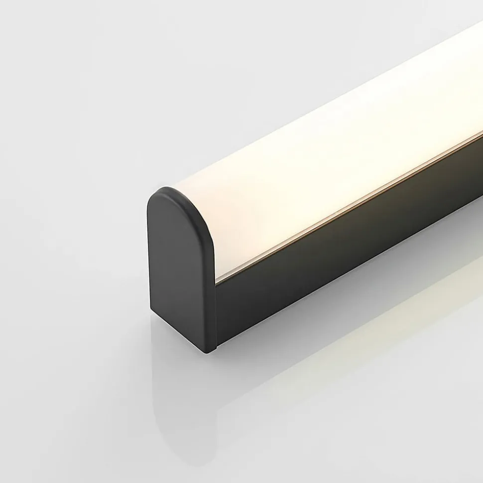 Lindby Ulisan LED badkamer wandlamp, rond, 58,8 cm