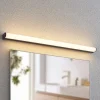 Lindby Ulisan LED badkamer wandlamp, rond, 88,8 cm
