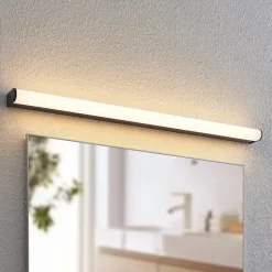 Lindby Ulisan LED badkamer wandlamp, rond, 88,8 cm