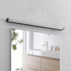 Lindby Ulisan LED badkamer wandlamp, rond, 88,8 cm