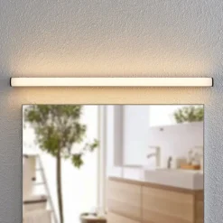 Lindby Ulisan LED badkamer wandlamp, rond, 88,8 cm
