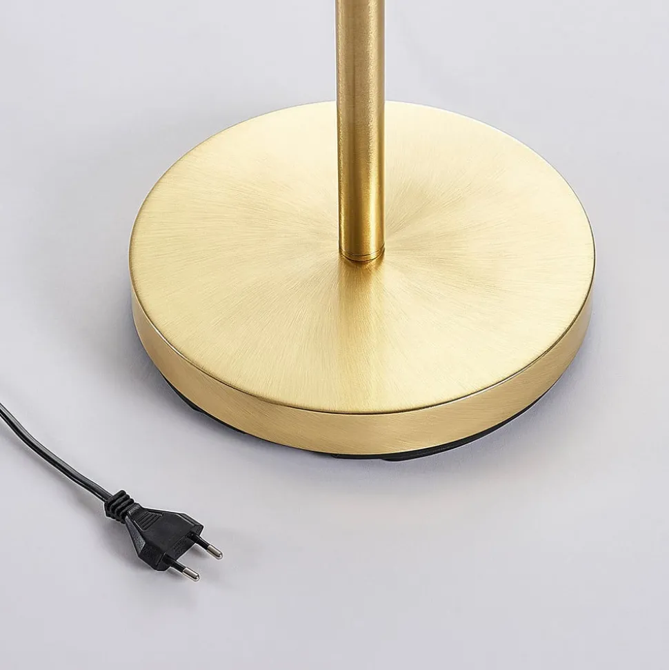 Lindby uplighter Jost, 180 cm, messing, leeslamp, E27