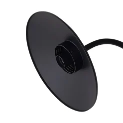 Lindby Virane LED wandlamp op zonne-energie, zwart, aluminium