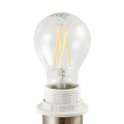 Lindby vloerlamp Adamio, Ø 45,5 cm, wit, textiel, driepoot