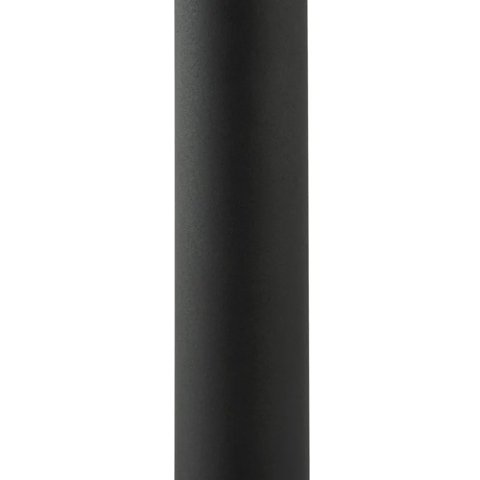 Lindby vloerlamp Braccio, grijs/zwart, glas, 5-lamps, 204,5cm