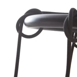 Lindby vloerlamp Elira, zwart, metaal, 150 cm hoog, E27