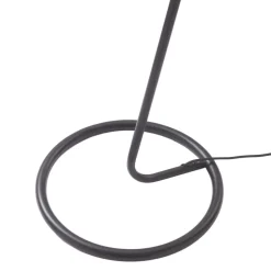 Lindby vloerlamp Elira, zwart, metaal, 150 cm hoog, E27