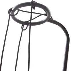 Lindby vloerlamp Elira, zwart, metaal, 150 cm hoog, E27