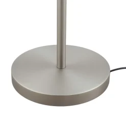 Lindby vloerlamp Jaileen, wit, textiel, 170 cm, leeslampje