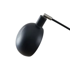 Lindby vloerlamp Jewa, zwart, metaal, 5-lamps, E14