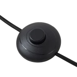 Lindby vloerlamp Lelia, rookgrijs, glas, metaal, 150 cm