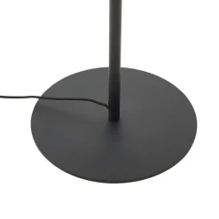 Lindby vloerlamp Lelia, rookgrijs, glas, metaal, 150 cm
