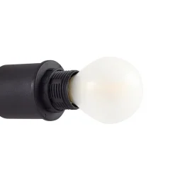 Lindby vloerlamp Lielle, natuurlijk bamboe, 5-lamps, 190 cm