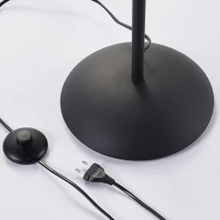 Lindby vloerlamp Lilly, zwart, metaal, 170cm, E14