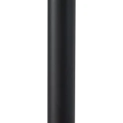 Lindby vloerlamp Nanika, zwart/goud, 202 cm, E27, 3-lamps.