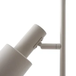 Lindby vloerlamp Ovelia, beige, metaal, E27