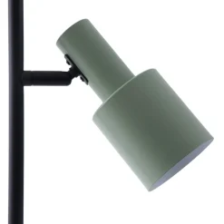 Lindby vloerlamp Ovelia, groen/zwart, metaal, E27