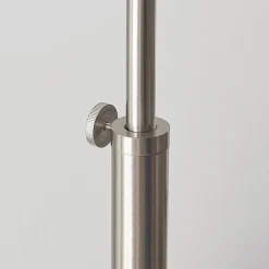 Lindby vloerlamp Railyn, wit, stof, 200cm, E27