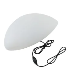 Lindby vloerlamp voor buiten Arani, wit, kunststof, stekker