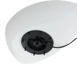 Lindby vloerlamp voor buiten Arani, wit, kunststof, stekker