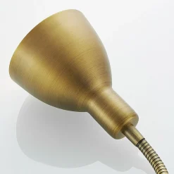 Lindby wandlamp Amrei, brons antiek, 42 cm, stekker, dimbaar