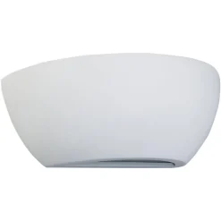 Lindby wandlamp Felia, wit, gips, 24cm, E14