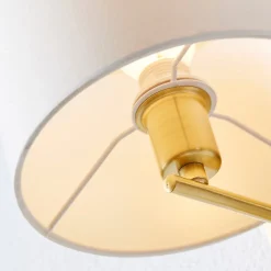 Lindby wandlamp Florens, messing, LED leeslamp, 23,5 cm