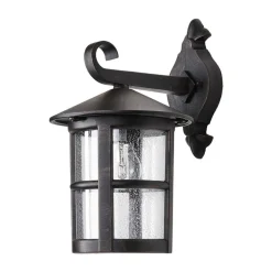 Lindby wandlamp Florentine, 35 cm, roestkleurig, aluminium, IP44