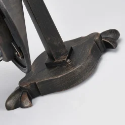 Lindby wandlamp Florentine, 35 cm, roestkleurig, aluminium, IP44