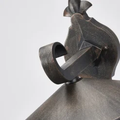 Lindby wandlamp Florentine, 35 cm, roestkleurig, aluminium, IP44