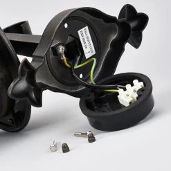 Lindby wandlamp Florentine, 35 cm, roestkleurig, aluminium, IP44