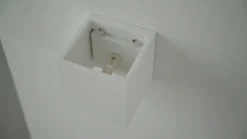 Lindby wandlamp Freja, wit, gips, G9