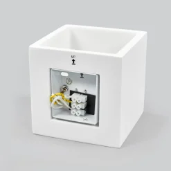 Lindby wandlamp Freja, wit, gips, G9