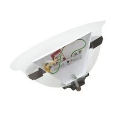 Lindby wandlamp Irimia, 31 cm, oud messing, glas