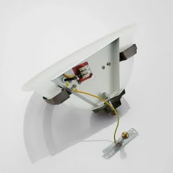 Lindby wandlamp Irimia, 31 cm, oud messing, glas