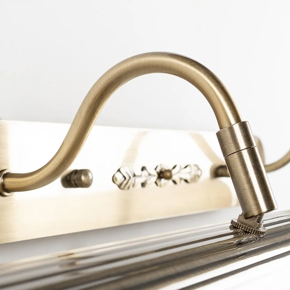 Lindby wandlamp Joely, 73cm, messing, metaal, E14