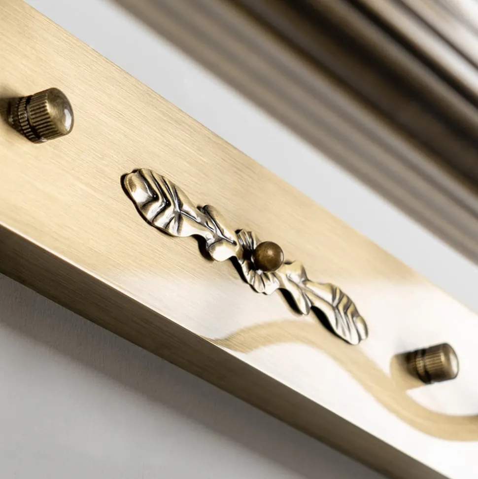 Lindby wandlamp Joely, 73cm, messing, metaal, E14