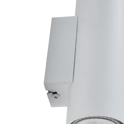 Lindby wandlamp Joffrey, 18 cm, wit, omhoog/omlaag, GU10