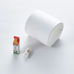 Lindby wandlamp Krista, wit, gips, omhoog/omlaag, overschilderbaar, G9