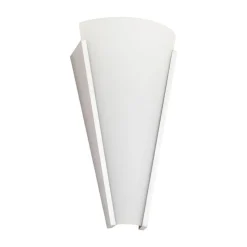 Lindby wandlamp Magnus, wit, glas, hoogte 31 cm, E14