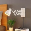 Lindby wandlamp Merle, hoogte 22 cm, wit, uitschuifbaar