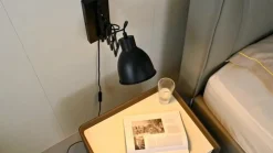 Lindby wandlamp Merle, hoogte 22 cm, wit, uitschuifbaar