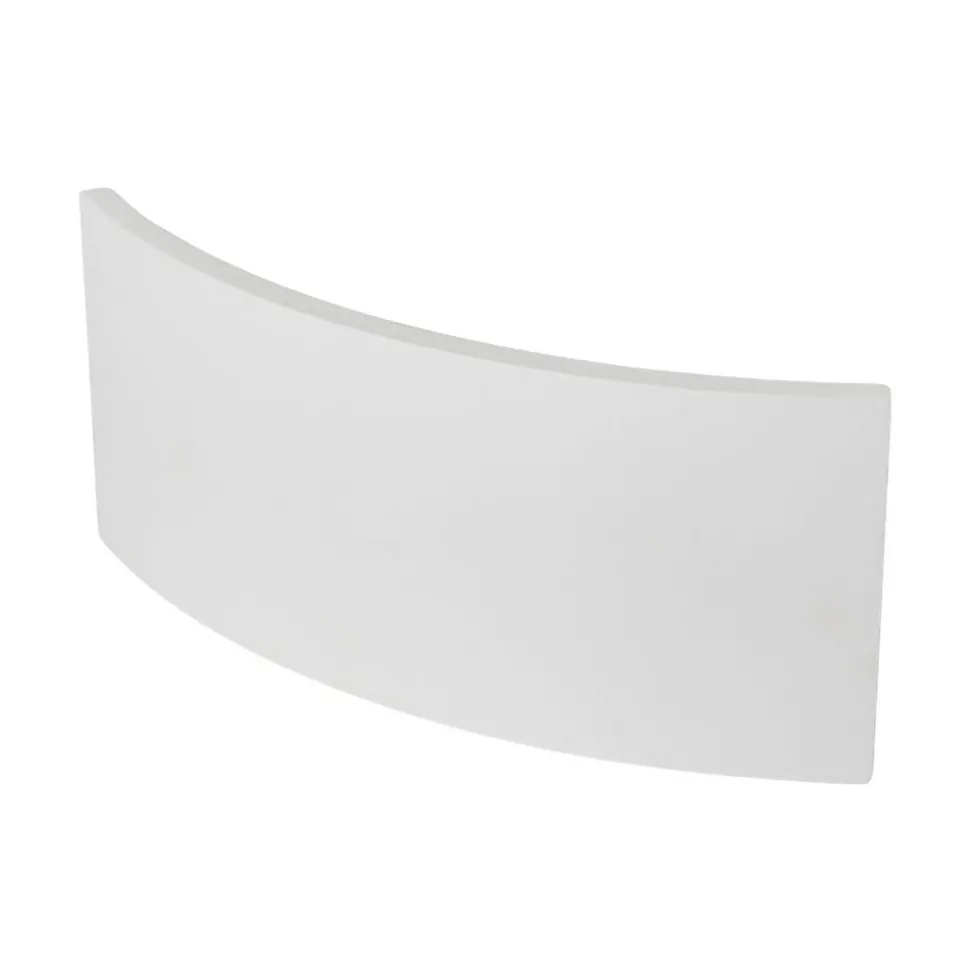 Lindby wandlamp Naike, wit, gips, hoogte 15 cm