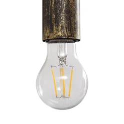 Lindby wandlamp Nirvathia, 35 cm, giraffe, messingkleurig