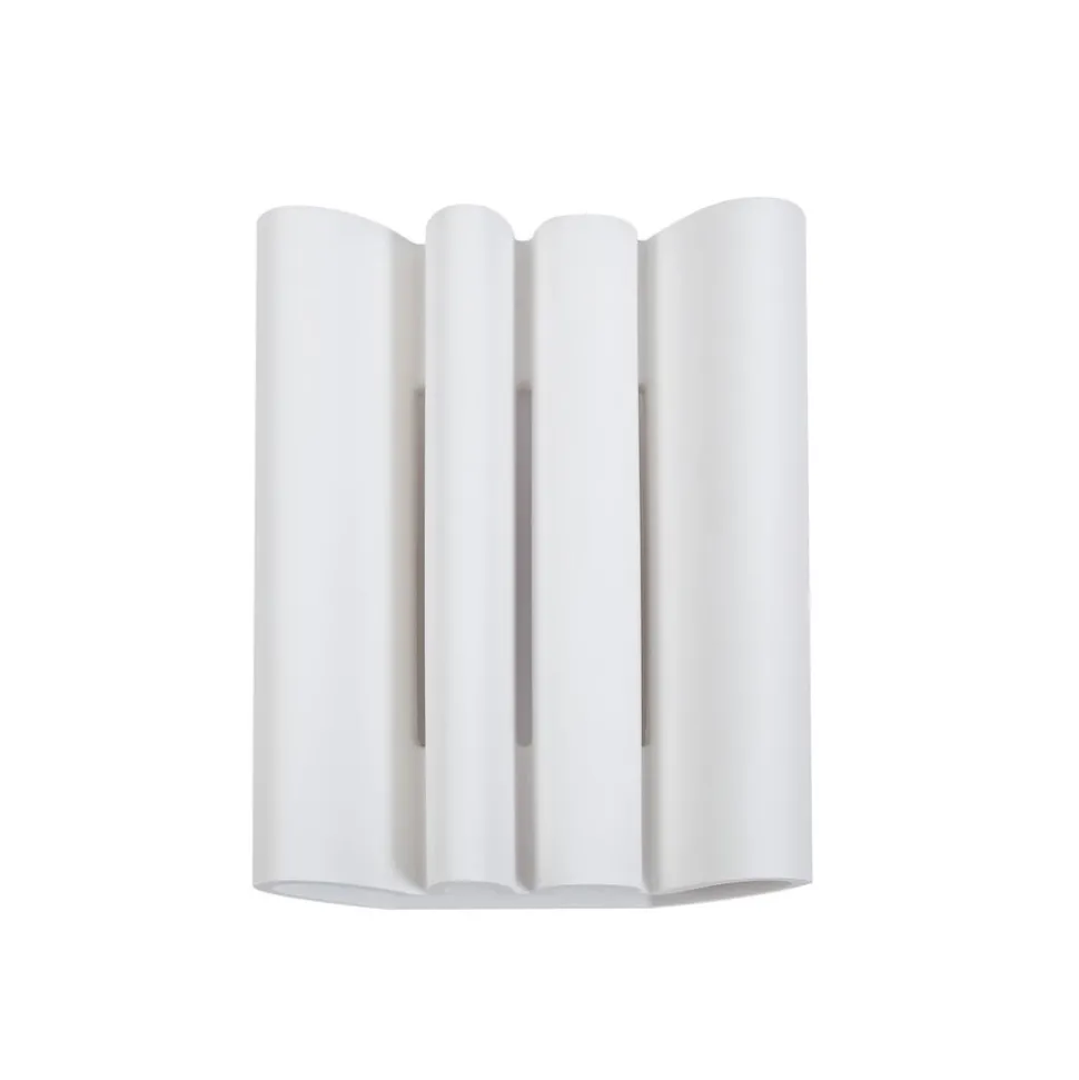 Lindby wandlamp Novali, wit, gips, omhoog/omlaag, 26 cm, G9