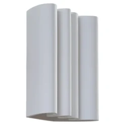 Lindby wandlamp Novali, wit, gips, omhoog/omlaag, 26 cm, G9