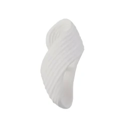 Lindby wandlamp Ornela, wit, gips, hoogte 29,5 cm