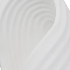 Lindby wandlamp Ornela, wit, gips, hoogte 29,5 cm