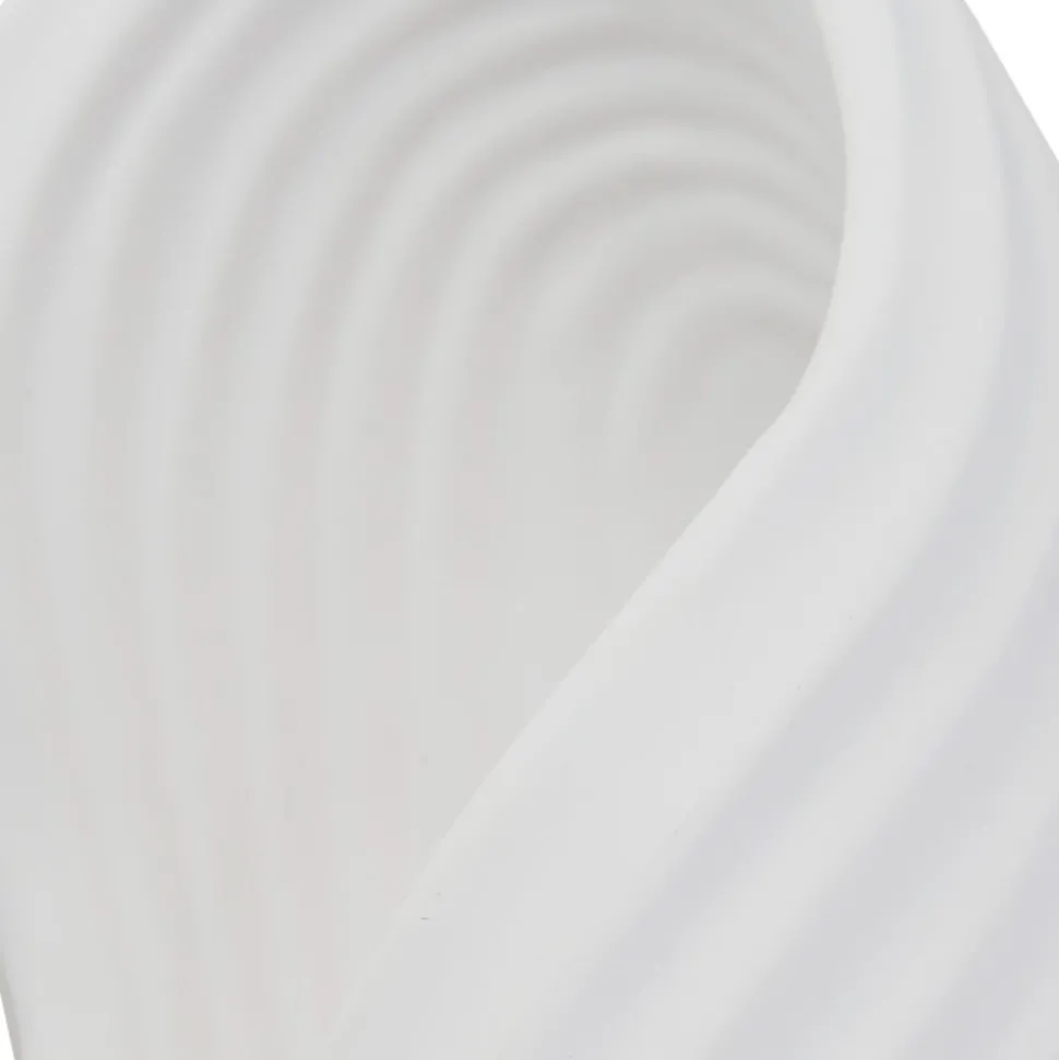 Lindby wandlamp Ornela, wit, gips, hoogte 29,5 cm